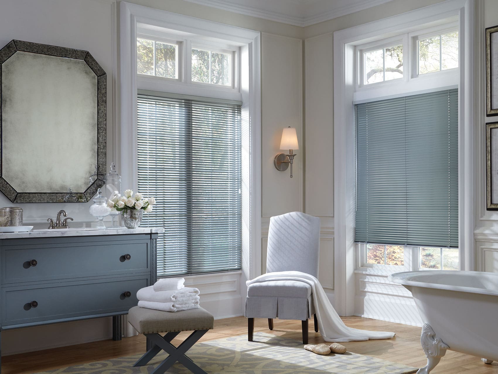 2014_MPM_Standard Cordlock_Aluminum Blinds_Bathroom